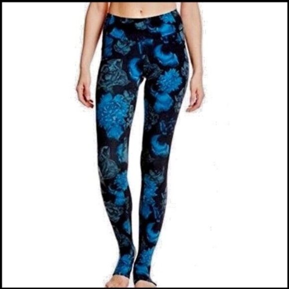 New Balance Women's Stirrup Leggings High rise waist Pants Tights Black Small - Picture 15 of 15